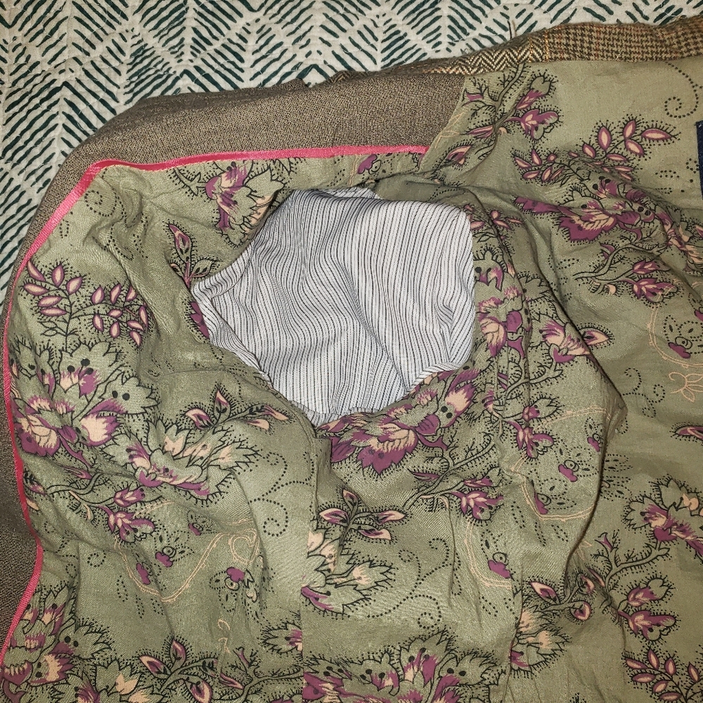 Vintage Gap Patchwork Plaid Blazer - image 8